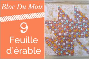 feuille d'érable patchwork