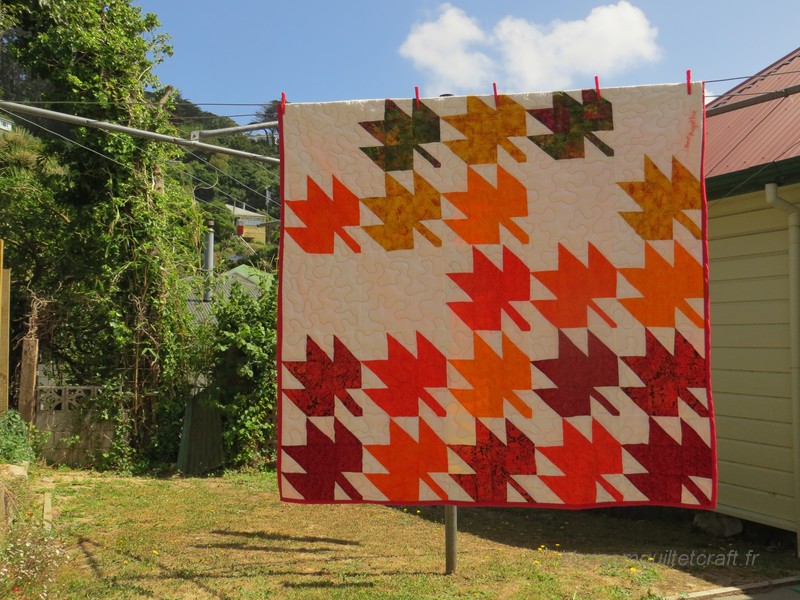 quilt feuille d'érable