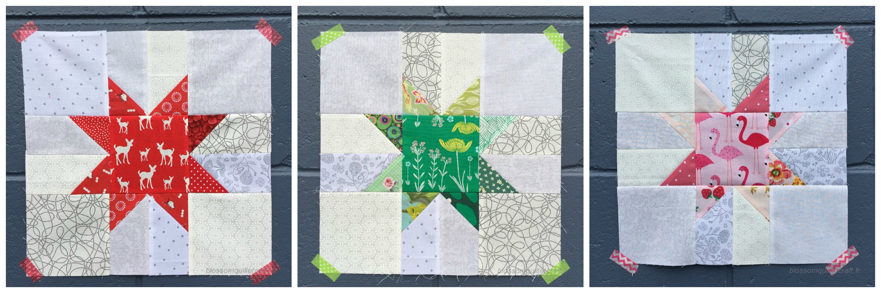patchwork étoile quilting bee