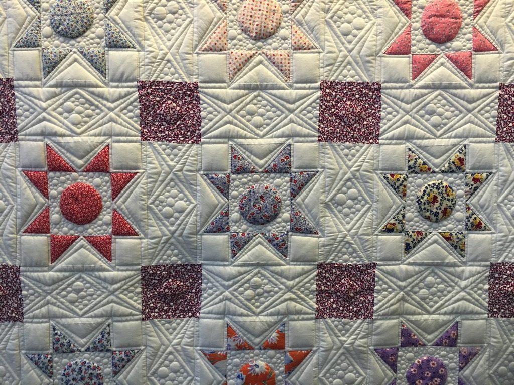 Matelassage patchwork etoile