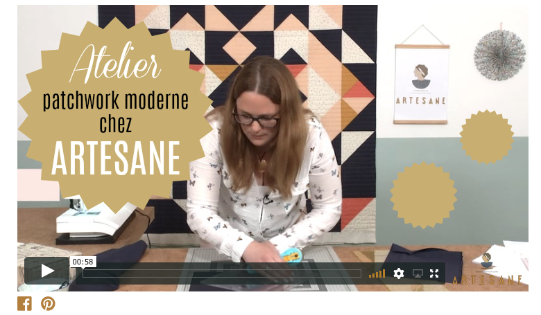 Atelier patchwork moderne chez Artesane