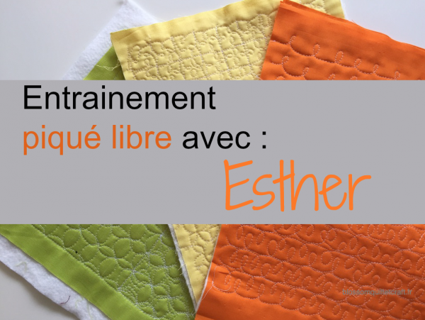 entrainement piqué libre avec esther