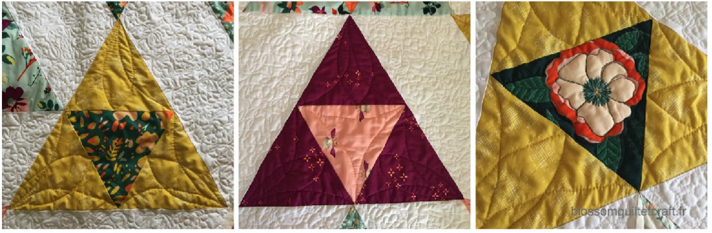 Quilting dans triangle