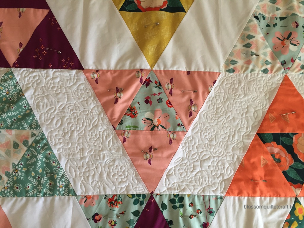 Quilting piqué libre un patchwork triangle