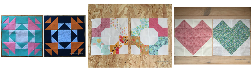 blocs de patchwork traditionnels