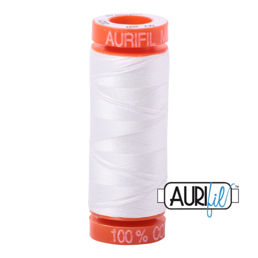 Fils Aurifil Mako 50 Natural White 2021