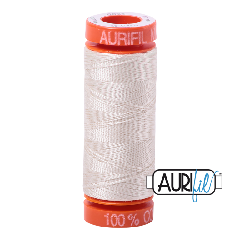 Fils Aurifil Mako 50 Silver White 2309