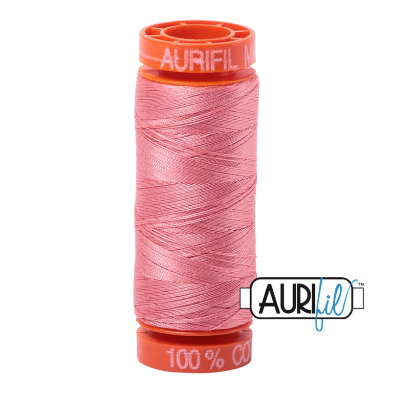 Fils Aurifil Mako 50 Peachy Pink 2435