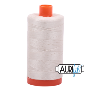 Aurifil Mako 50 Silver White 2309