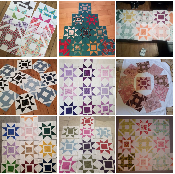 Dashing Corriander quilt etape 1