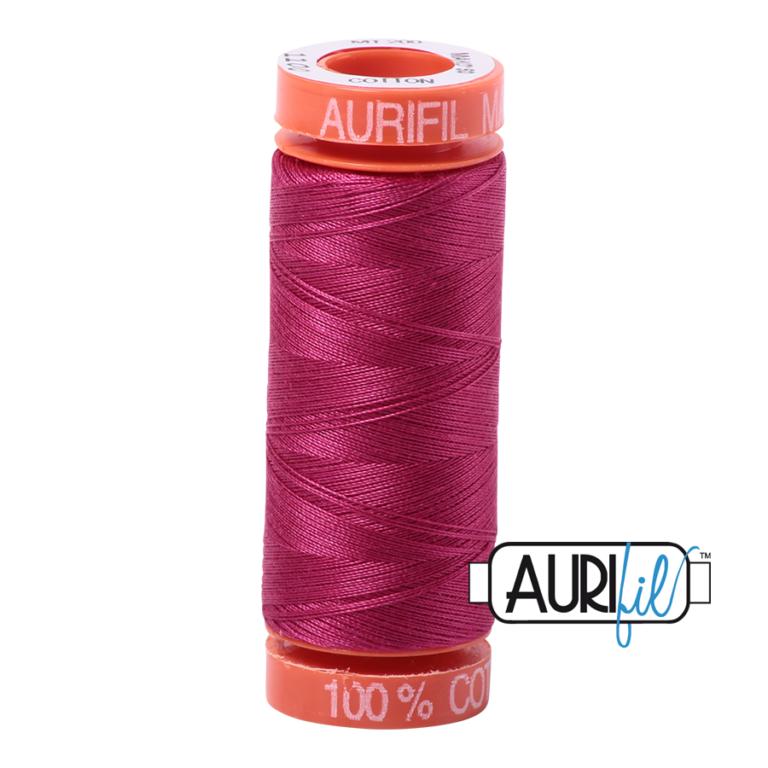 Fils Aurifil Mako 50 Red Plum 1100