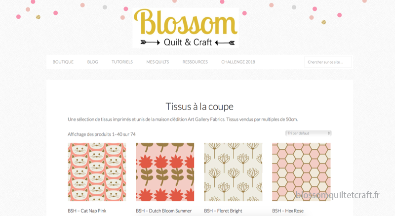 Boutique Blossom Quilt et Craft Blush
