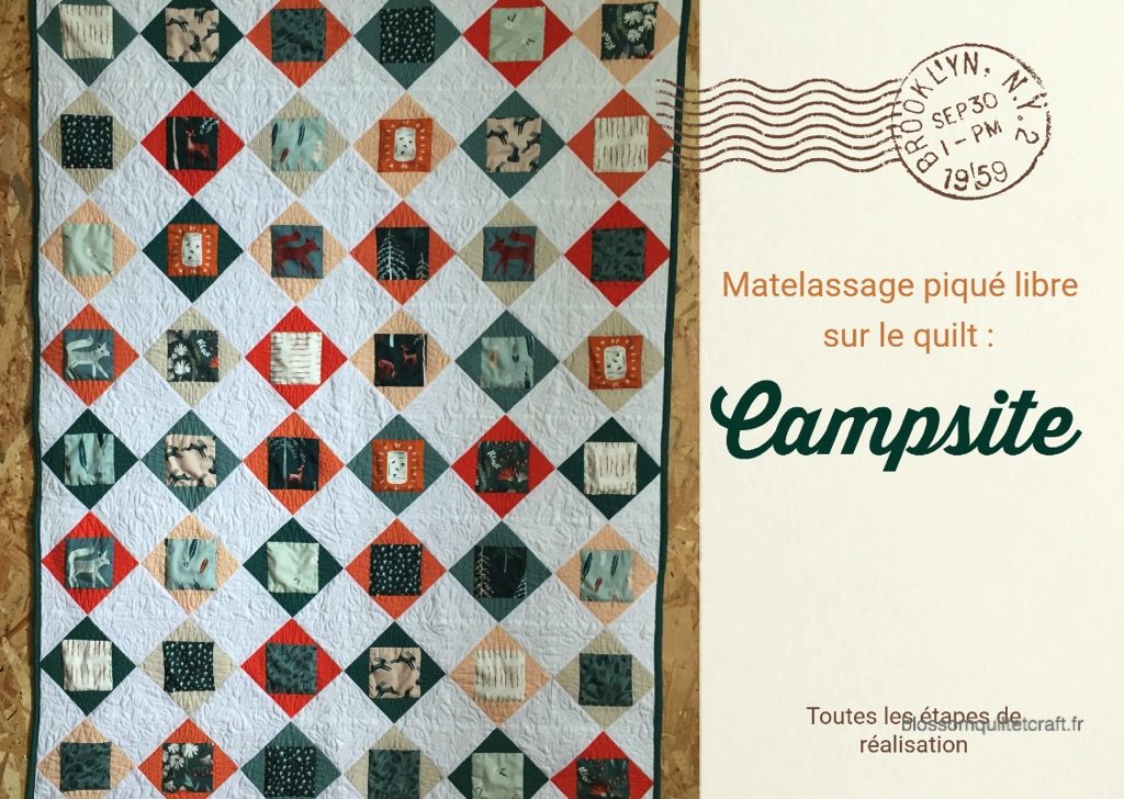 Matelassage piqué libre sur Campsite
