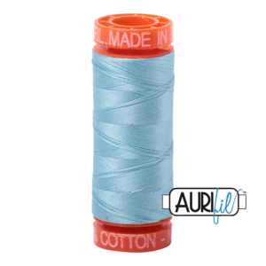 Fils Aurifil Mako 50 Light Grey Turquoise 2805