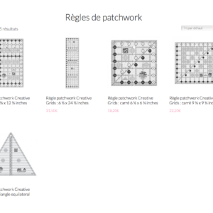 Règle patchwork Creative Grids