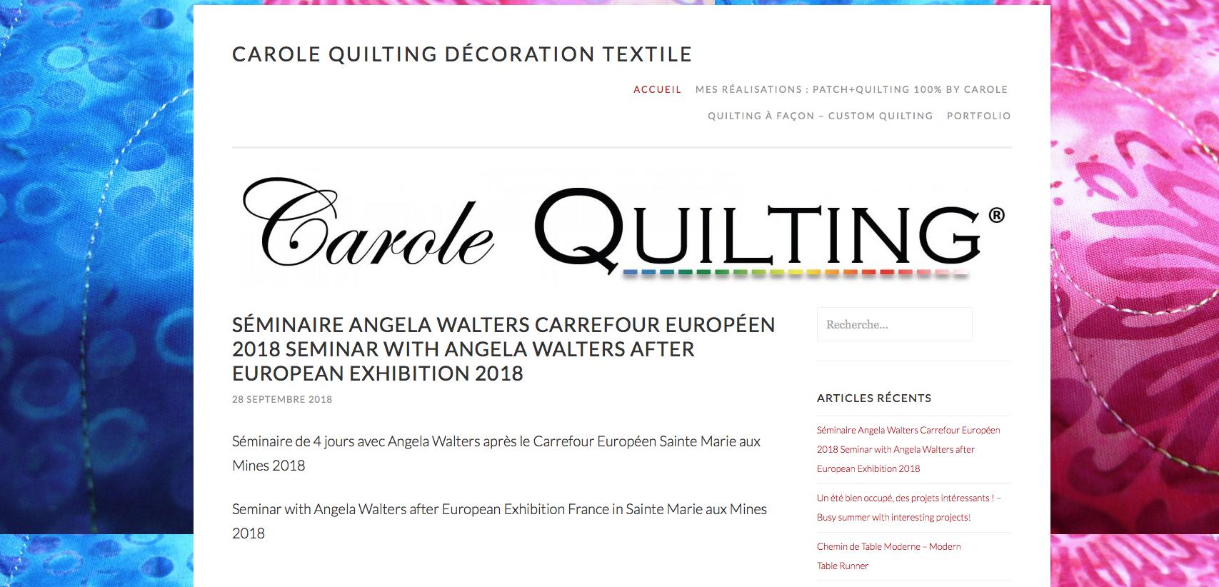 Site Carole Quilting