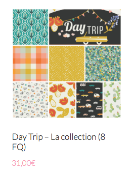 collection tissu moderne pour patch day trip