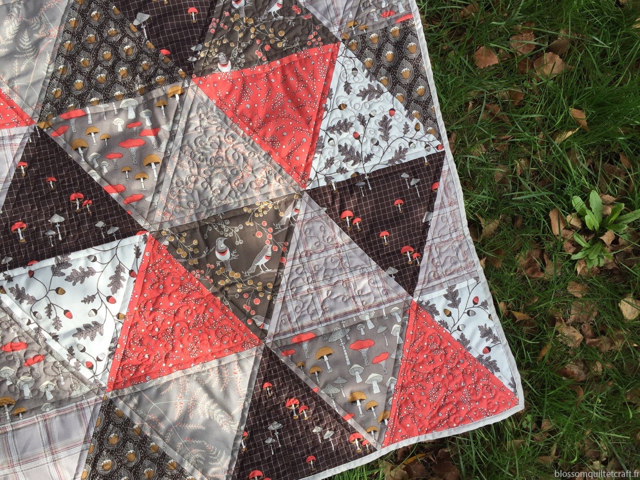patchwork triangle cours gratuite collection Axelle