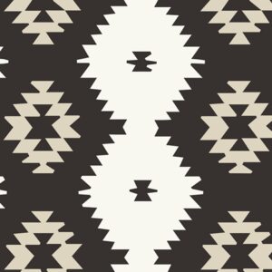 Art Gallery Fabrics LVS - Daring Tribal Noir