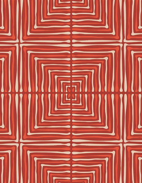 Art Gallery Fabrics LVS - Darling Echoes Red