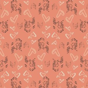 Art Gallery Fabrics LVS - Hearts Fletching Blush