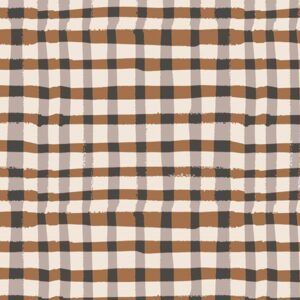 Art Gallery Fabrics - Lambkin Boy - Wooly Umber