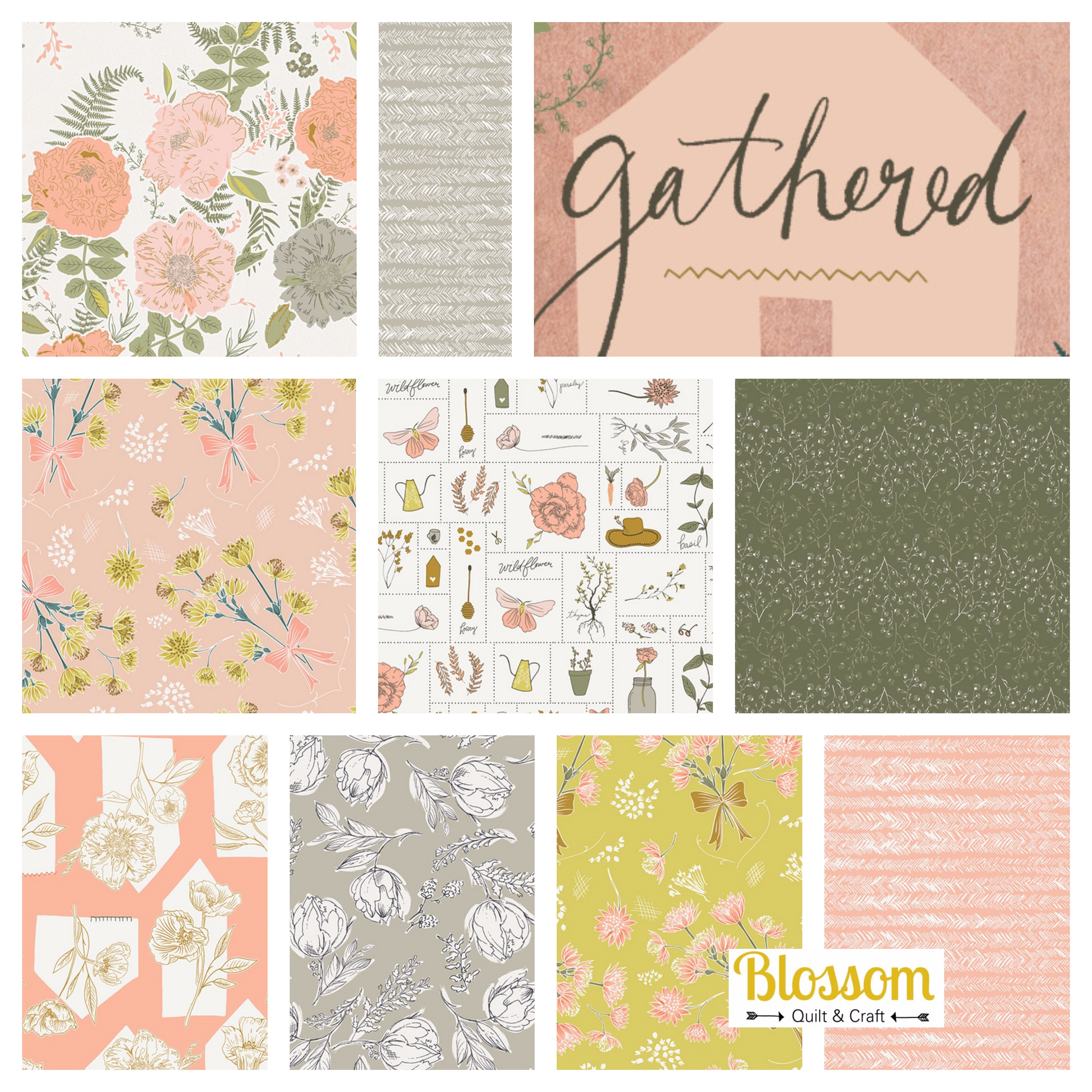 les motifs Gathered Art gallery fabrics les motifs Gathered