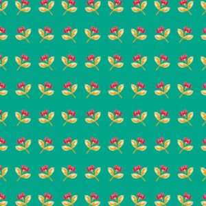 Art gallery Fabrics SKS - Basking Buds Jade