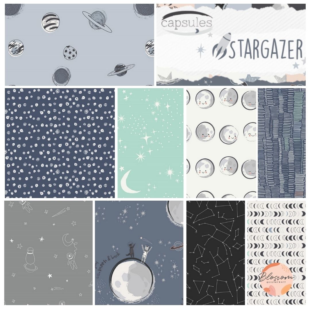 Stargazer Collection Art gallery fabrics Sonata