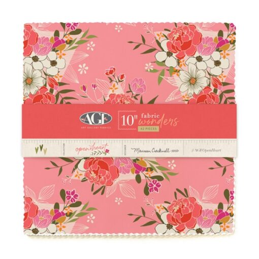 Open Heart layer cake Blossom Quilt et Craft