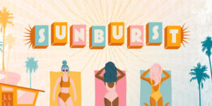 Sunbusrt blossom quilt et craft banner