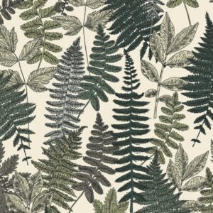 Art Gallery Fabrics Her and History Dots Green Thumb