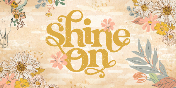 shine on banner tissus patchwork