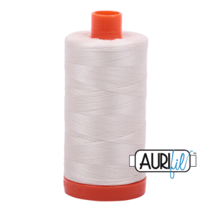 fil aurifil blanc casse