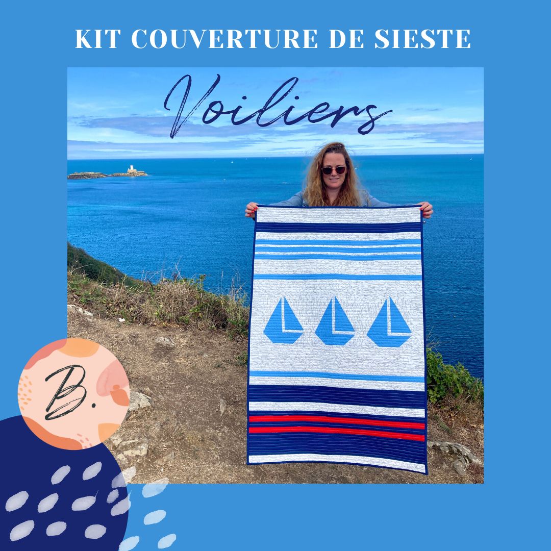 Kit sieste maternelle couverture oreiller et tote-bag -  France