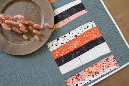 Art Gallery Fabrics - XX Twenty - Carved Notches Steel – Image 3