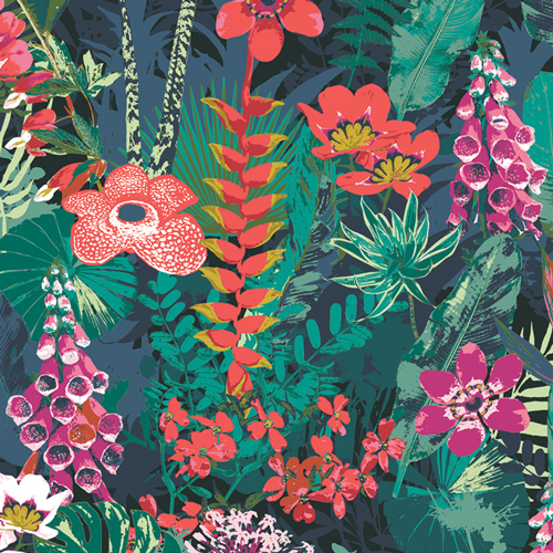 Art Gallery Fabrics Boscage BSC-39900-Lush-Rainforest_500px