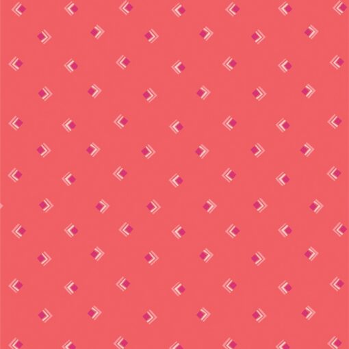Art Gallery Fabrics - Open Heart - Everlasting Tokens Coral