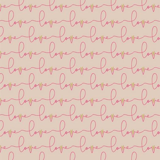 Art Gallery Fabrics - Open Heart - Written Love Soft