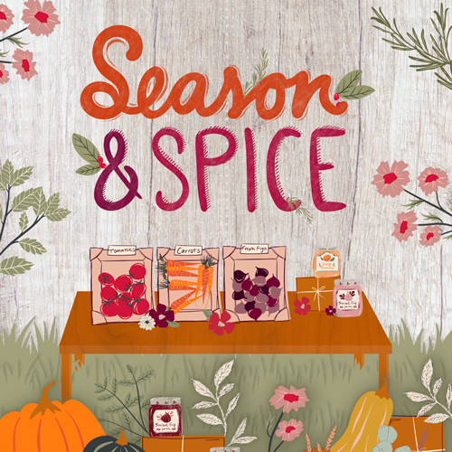 Art Gallery Fabrics Season and Spice collection