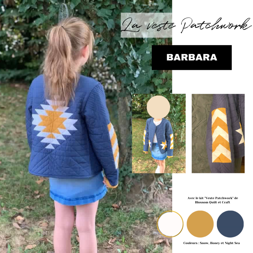 La veste patchwork de Barbara