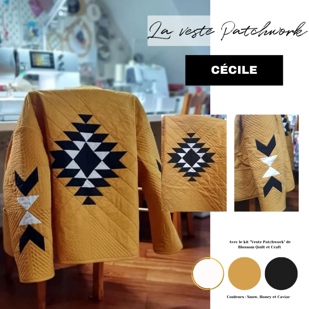 La veste patchwork de Cécile