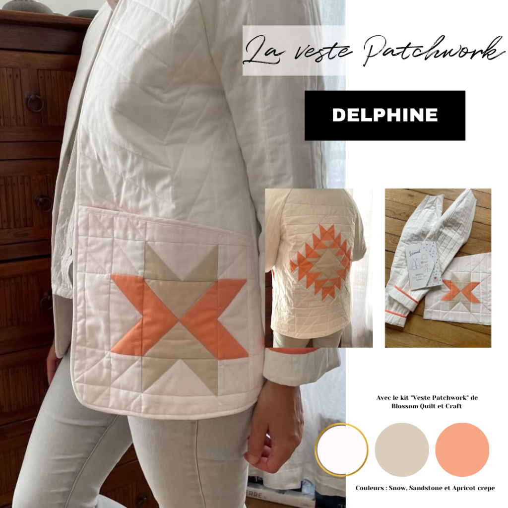 La veste patchwork de Delphine