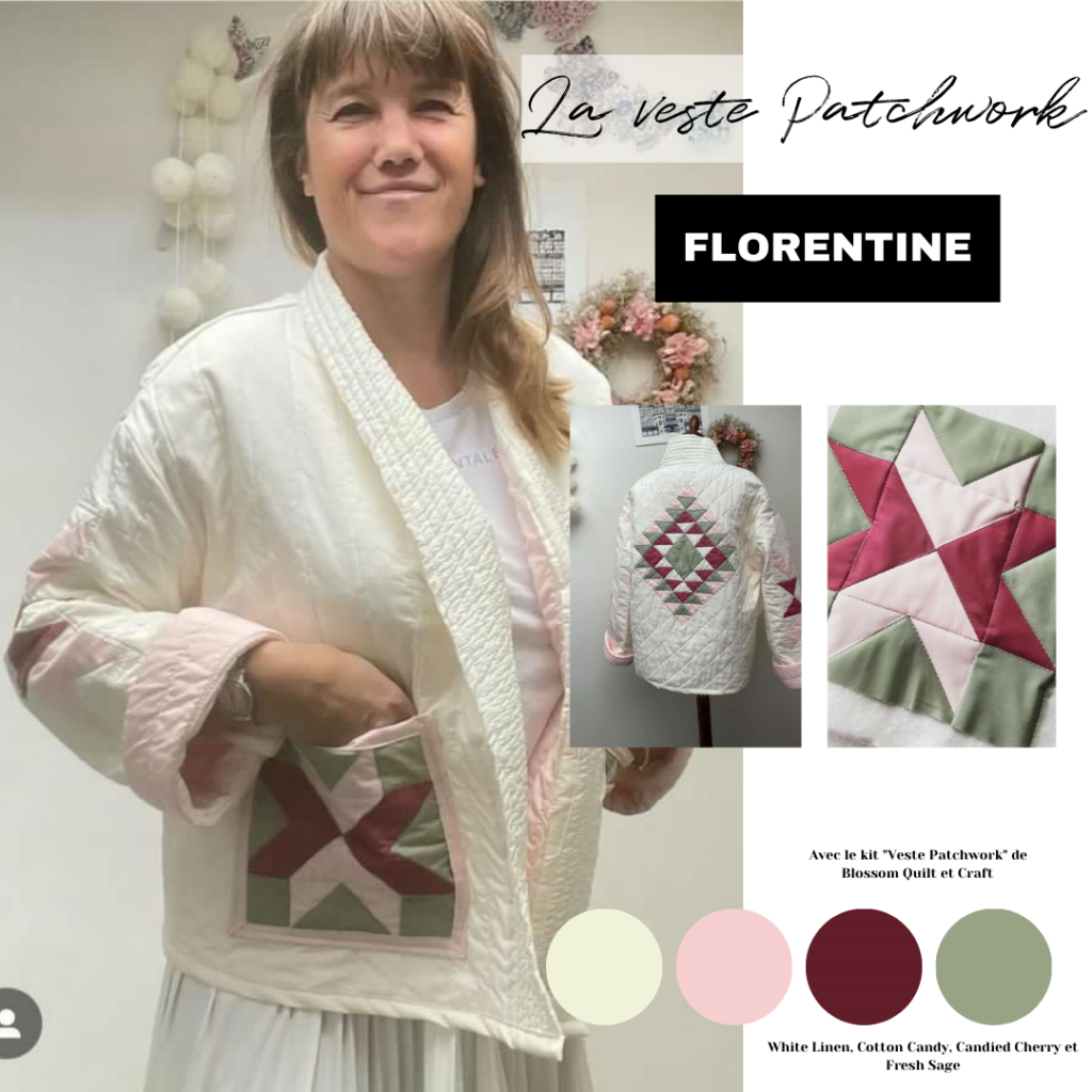 La veste patchwork de Florentine