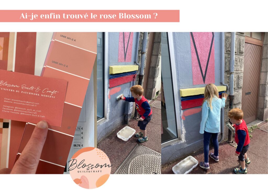 choix des couleurs pour la boutique