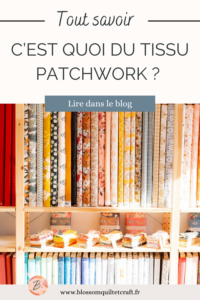 C'est quoi du tissu patchwork?