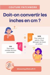 Doit-on convertir les inches en cm ?