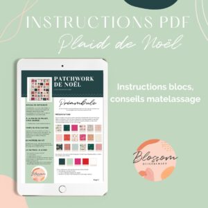 Produit Instructions pdf Plaid de Noël