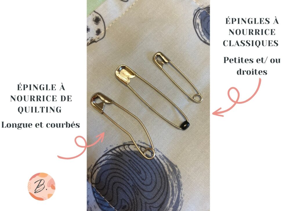 épingle À NOURRICE de quilting