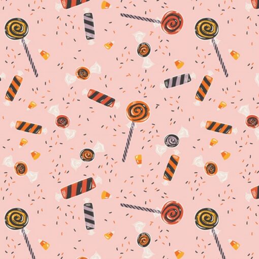 Art Gallery Fabrics - Spooky ’n Sweeter - Lollipop